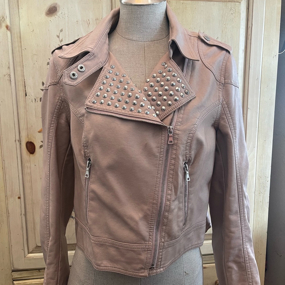 Bar lll Faux leather jacket L